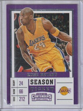 Kobe Bryant 2017-18 Panini Season Ticket Contenders Draft Picks #31 HOF